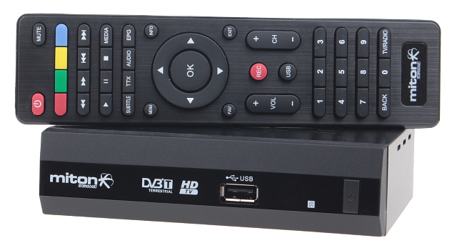 CYFROWY TUNER STB
MITON MINI MT-2208
DO TV NAZIEMNEJ DVB-T, MPEG-4, FULL HD