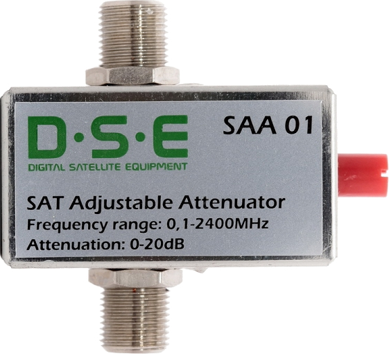 Regulowany tłumik sygnałuSAT SAA01 5-2400 MHz