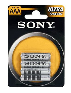 Bateria Sony R03 (AAA Cynkowa)(4szt Blister)