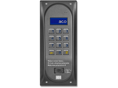 ACO CDNP6ACC ST CENTRALA DOMOFONOWA grzałka LCD. RFID MASTER; 9312