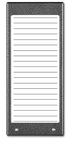 Podświetlany panel listy lokatorówACO CDN-17N ST