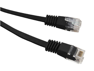 KABEL SIECIOWY PATCHCORD
LAN UTP KAT 5E, 200cm
CZARNY, ZAROBIONE WTYCZKI RJ45, KABEL PROSTY