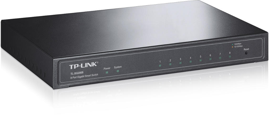 TP-LINK TL-SG2008 
SMART SWITCH 8X10/100/1000