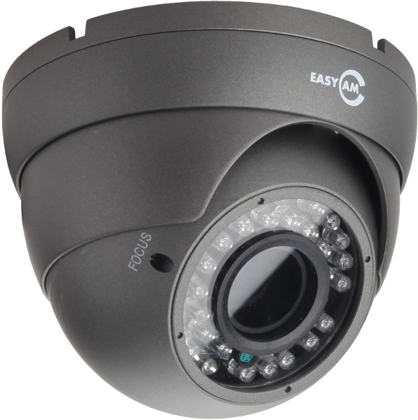 Kamera kopułkowa 4w1 CVBS/TVI/CVI/AHD Z regulacją obiektywu 2.8-12, HD 720p