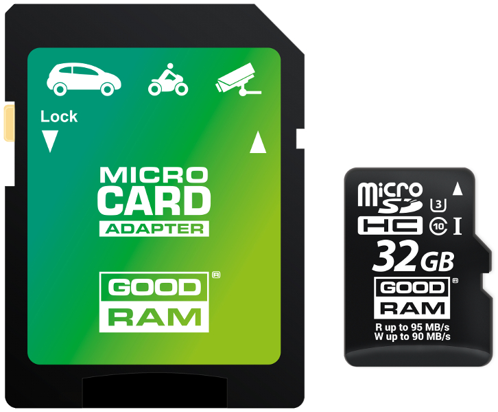 KARTA PAMIĘCI MICRO SD GOODRAM UHS1 CL10 U3 32GB + ADAPTER