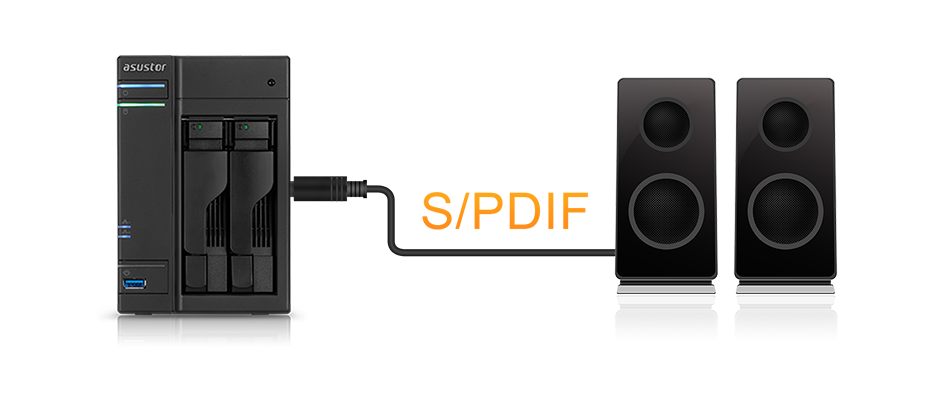 Audio wysokiej jakość z portem S/PDIF
