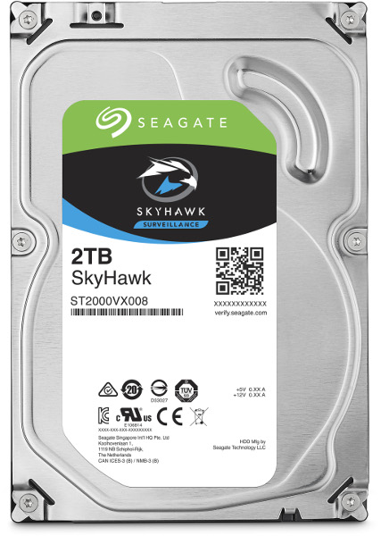 Dysk HDD do rejestratora Seagate SkyHawk ST2000VX015 2TB - najważniejsze cechy