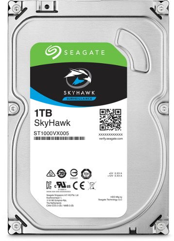 Dysk HDD do rejestratora Seagate SkyHawk ST1000VX005 1TB - najważniejsze cechy