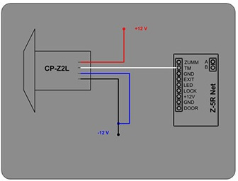 Считыватель cp z2l врезной