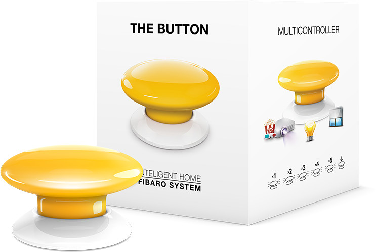 FIBARO The Button FGPB-101-4 ( Przycisk żółty )