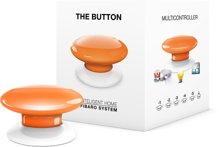 FIBARO The Button FGPB-101-8 ( Przycisk pomarańczowy )