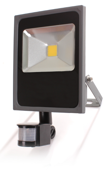Naświetlacz LED 10W 4000K z czujnikiem ruchu PIR, barwa światła neutralna, IP65