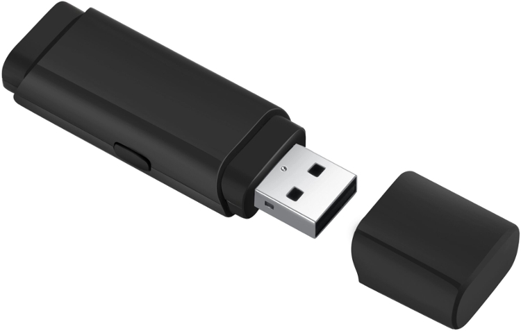 MINI KAMERA PENDRIVE USB FULL HD 1080p, akumulator 1h, microSD
