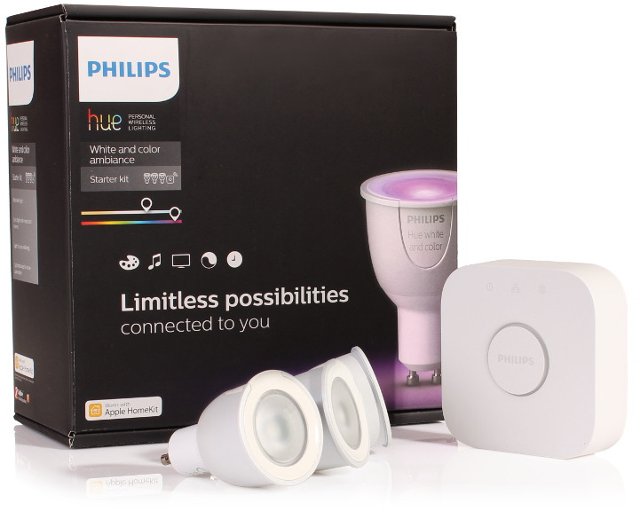 Philips HUE Zestaw Startowy
3X GU10 LED 6.5W + mostek