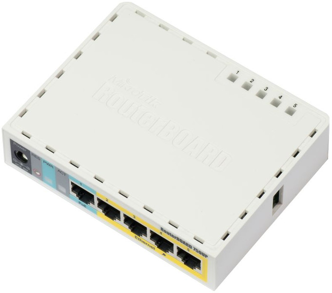 MIKROTIK ROUTERBOARD 
RB750UP R2 hEX PoE lite