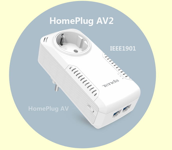 Zgodny ze standardem HomePlug AV2