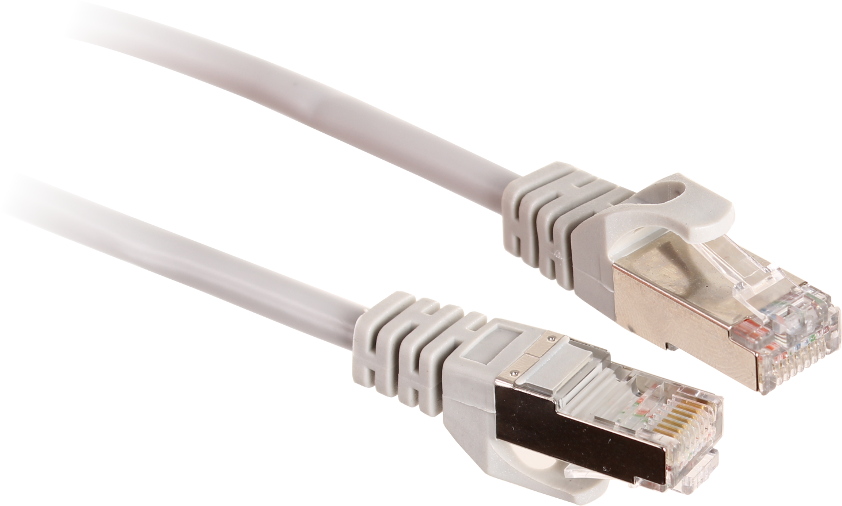 Patchcord Getfort kat.5e FTP 5m szary