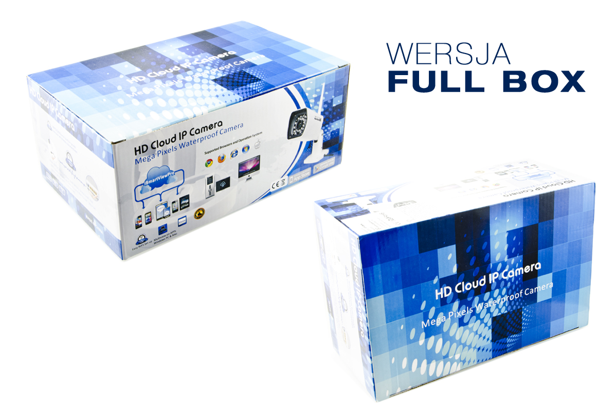 KAMERA IP WI-FI FULL HD 1080P + Karta microSD 8GB