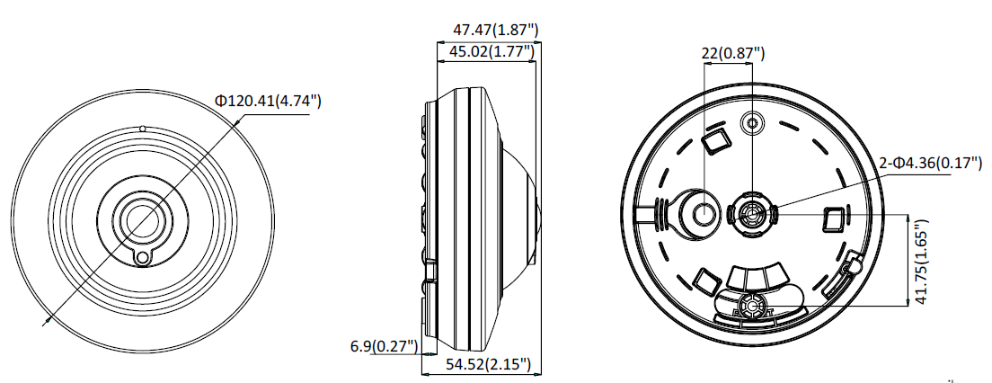 KAMERA HD-TVI HIKVISION DS-2CC52H1T-FITS(1.1mm)