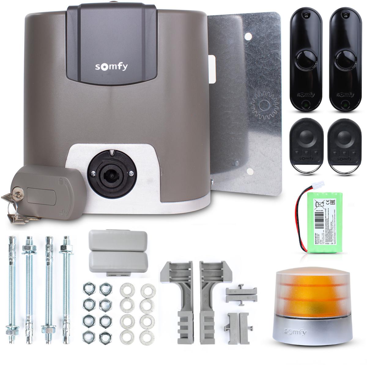 Zestaw Somfy Elixo 500 3S IO Comfort Pack do 500kg bram przesuwnych