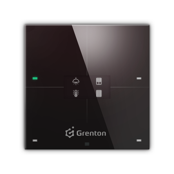 GRENTON - TOUCH PANEL 4B, Tf-bus, CZARNY