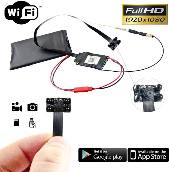 Mini kamera WIFI FULLHD 1080P S06nb v3 4xIR black