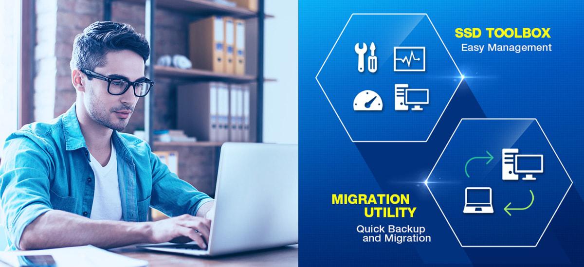 Oprogramowanie SSD Toolbox i Migration Utility