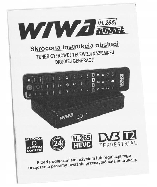 OUTLET_2: Tuner DVB-T/T2 WIWA H.265 LITE