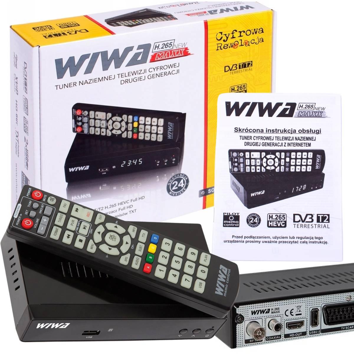 Korzyści płynące z wyboru tunera DVB-T/T2 drugiej generacji WIWA H.265 MAXX