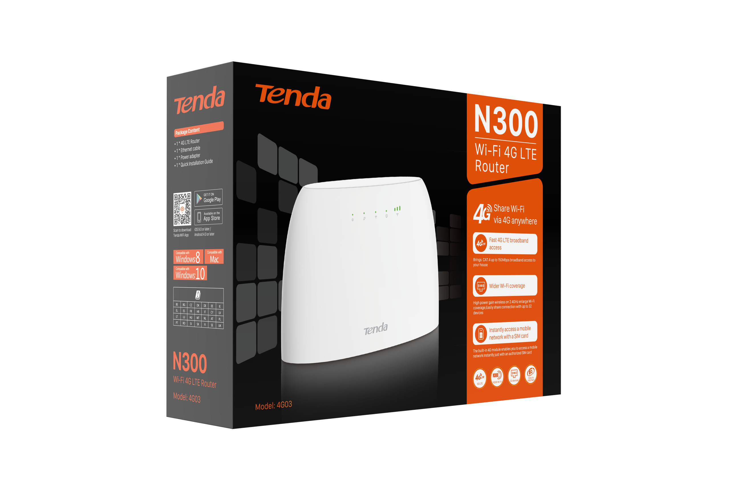 Najczęściej zadawane pytania – Tenda 4G03 LTE