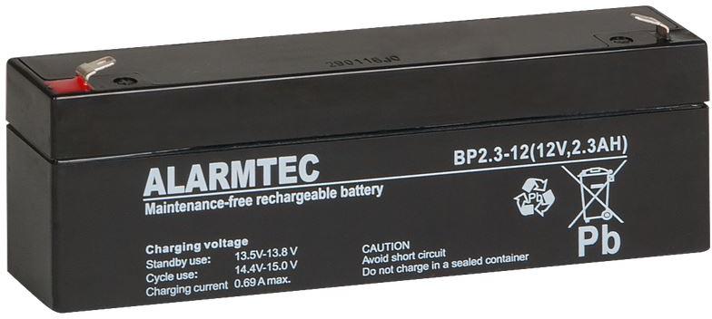Akumulator Alarmtec serii BP 2,3-12 12V 2.3AH