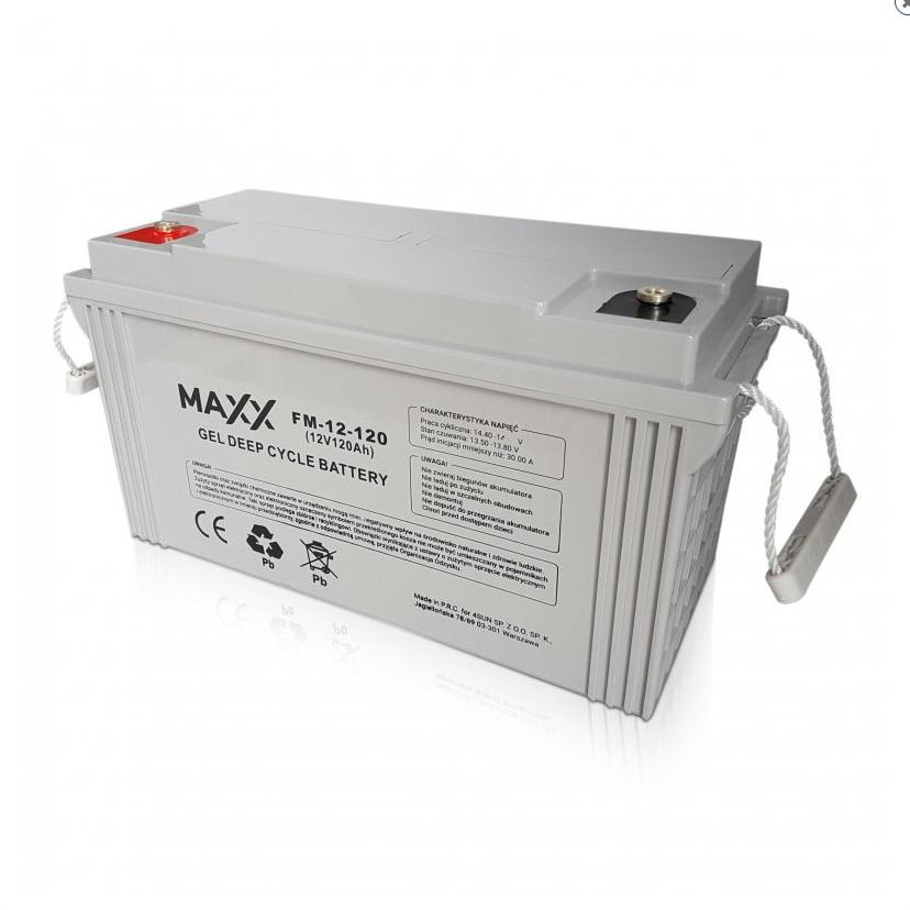 Akumulator Maxx 120Ah do paneli fotowoltaicznych