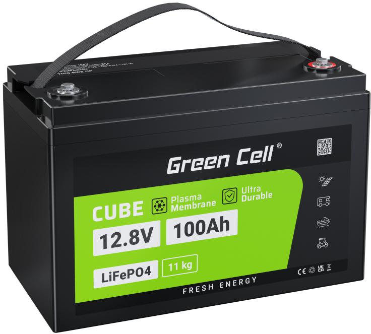 AKUMULATOR LITOWO-ŻELAZOWO-FOSFORANOWY LiFePO4 Green Cell® 12V 100Ah CAV05: