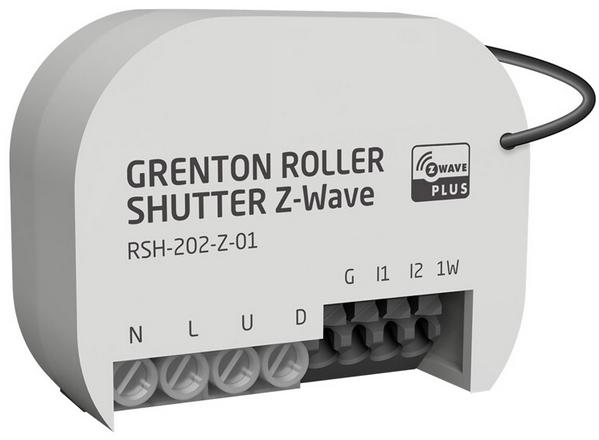 Moduł sterowania roletami ROLLER SHUTTER Z-Wave Grenton - najważniejsze cechy: