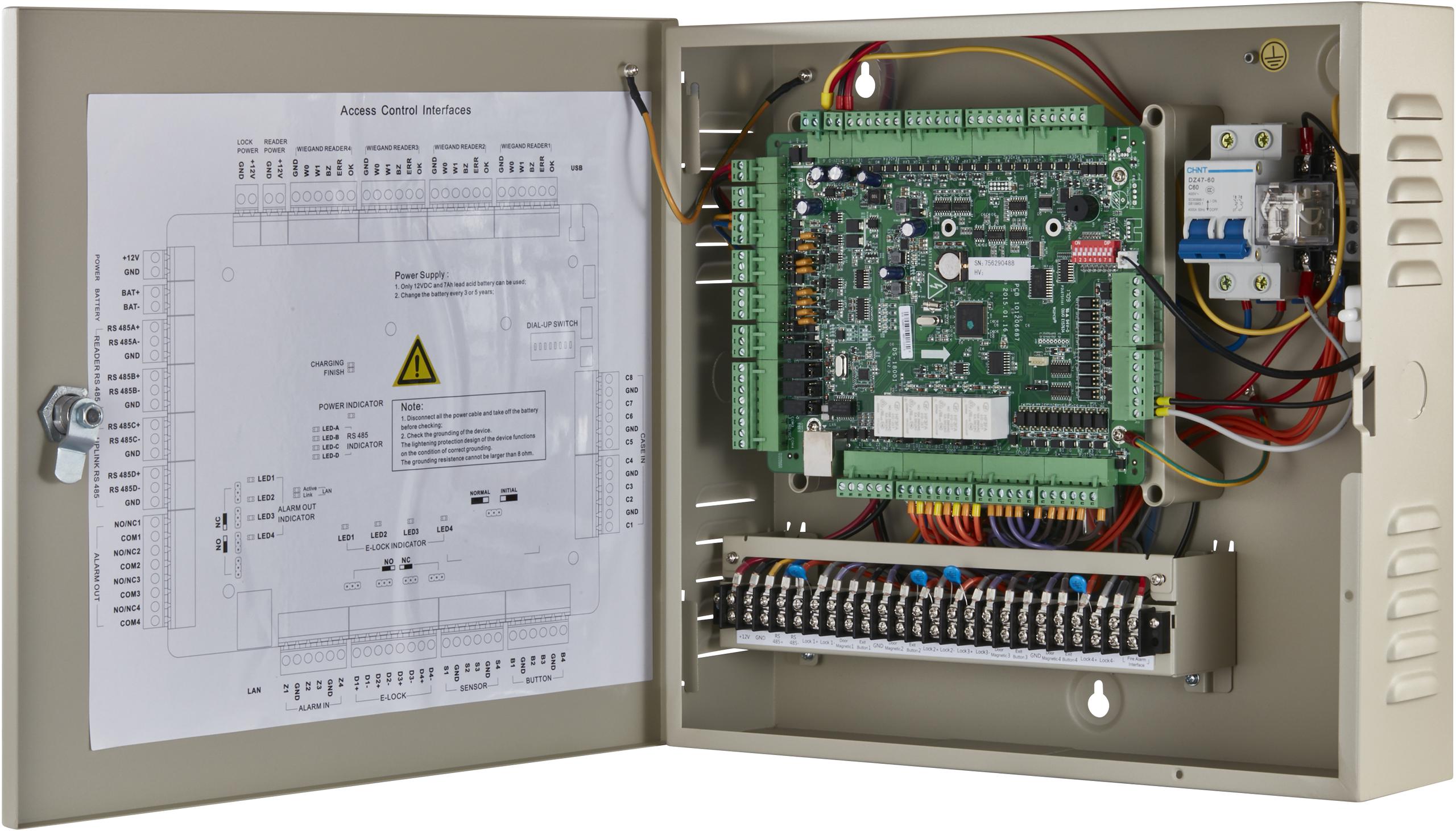 Kontroler dostępu HIKVISION DS-K2604T - specyfikacja