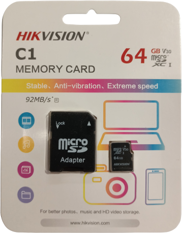 KARTA MICRO SD HIKVISION HS-TF-C1 64GB