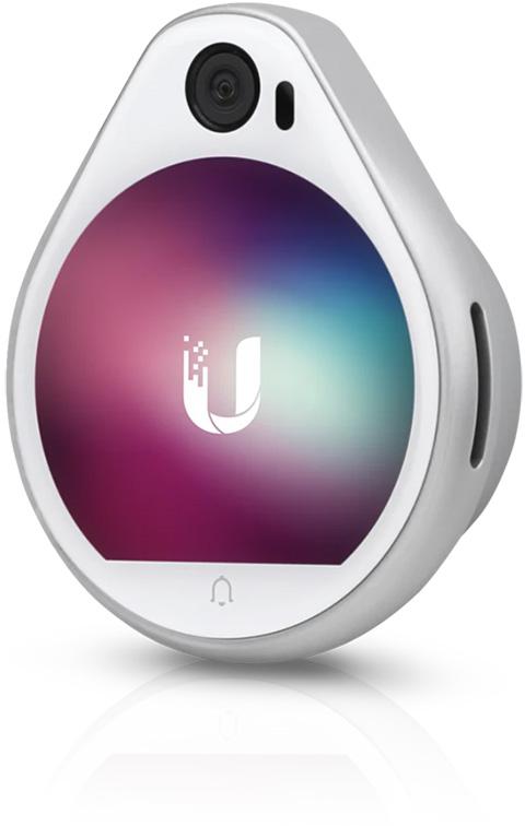 UniFi® Access Reader Pro to wysokiej klasy czytnik NFC i Bluetooth z wyraźnym ekranem dotykowym i kamerą o wysokiej rozdzielczości, stanowiący część rozwiązania UniFi Access