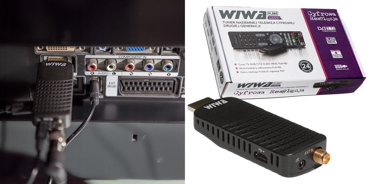 Korzyści płynące z wyboru tunera DVB-T/T2 drugiej generacji WIWA H.265 MINI
