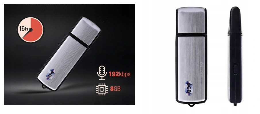 Dyktafon JNN X09 USB szpiegowski pendrive