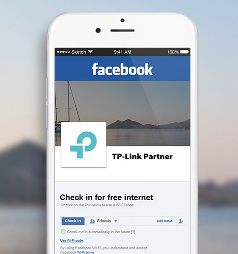 Identyfikacja gości za pomocą Facebooka oraz SMS