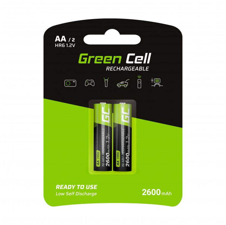 AKUMULATORKI Green Cell® 2x AA HR6 2600mAh GR05: