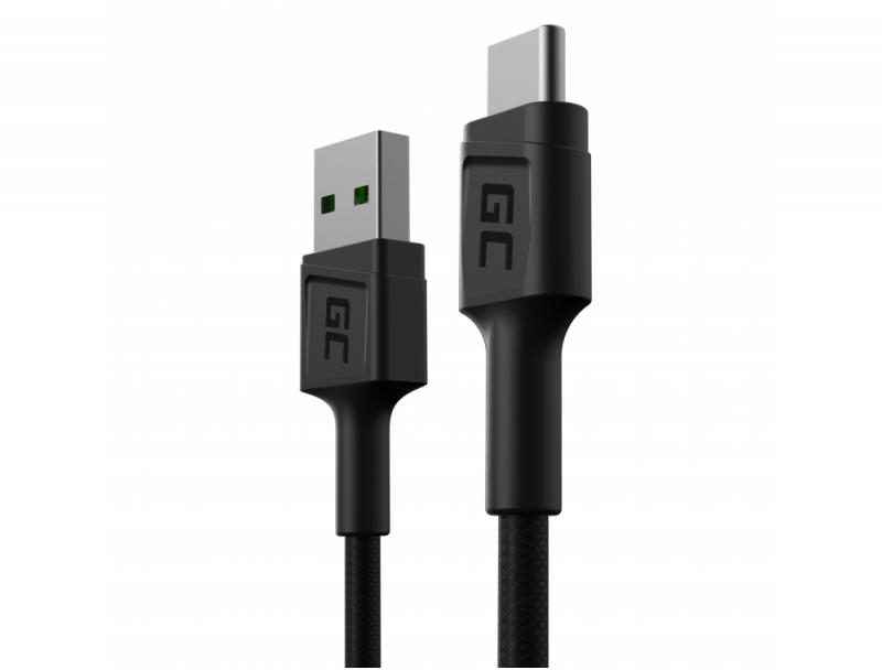 KABEL USB-A -> USB-C Green Cell® POWERSTREAM 30cm ULTRA CHARGE QUICK CHARGE 3.0 KABGC25: