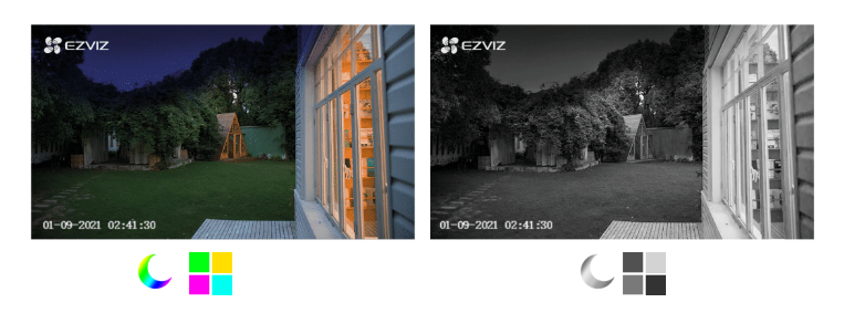 EZVIZ BC1C + panel solarny = wyrazisty obraz także nocą!