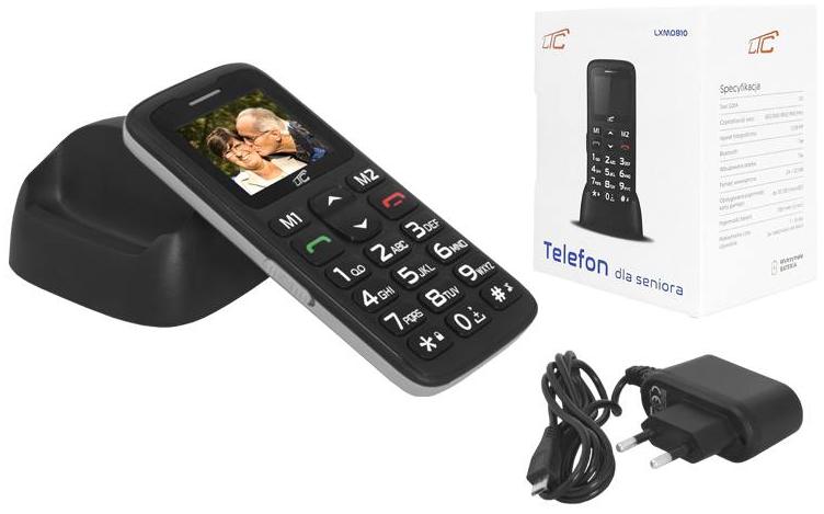 PS LTC TELEFON DLA SENIORA BT MOB10 - model CZARNY: