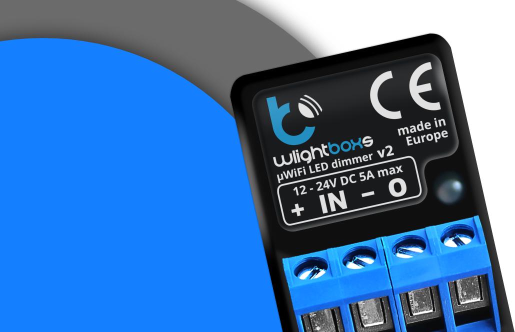 BLEBOX wLightBoxS v2 - SCIEMNIACZ LED 12/24V DC: