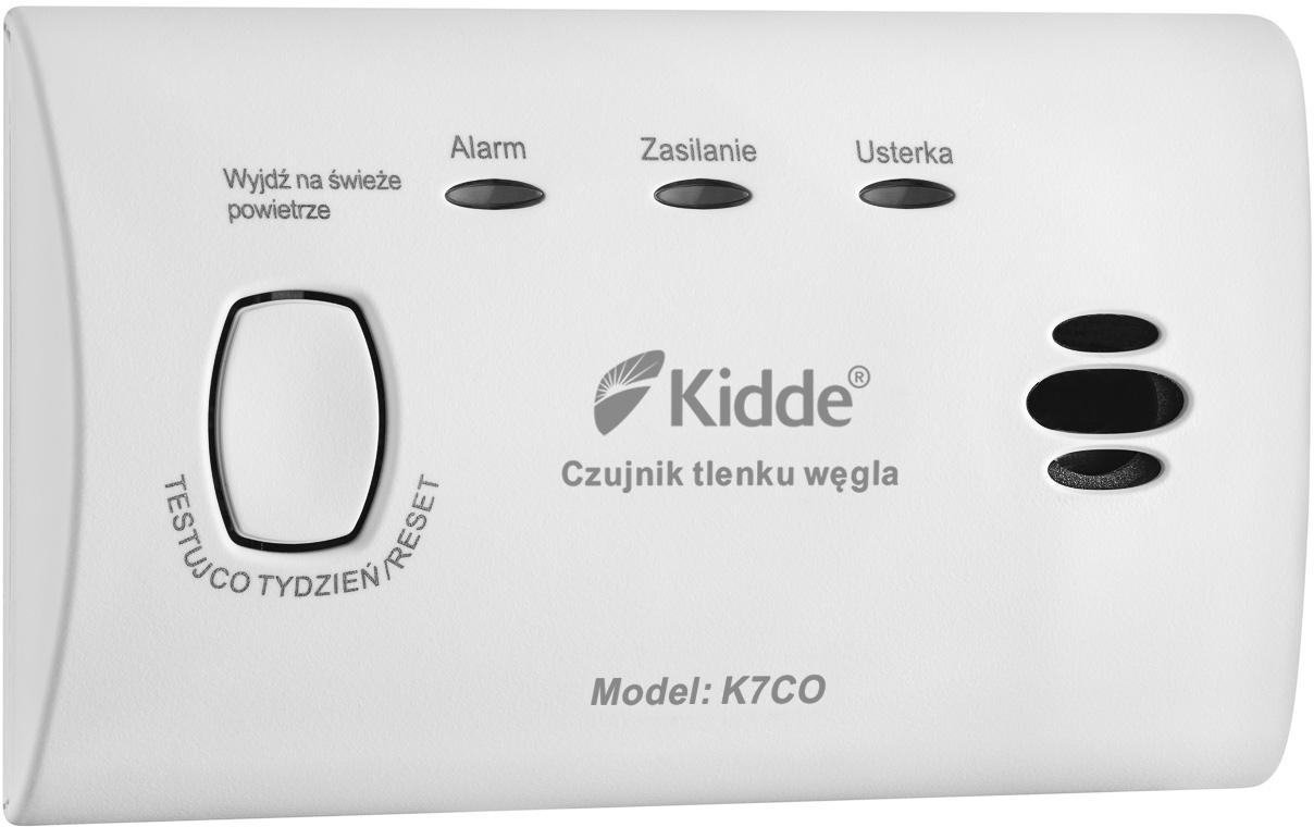 CZUJNIK CZADU Kidde K7CO - specyfikacja i dane techniczne detektora: