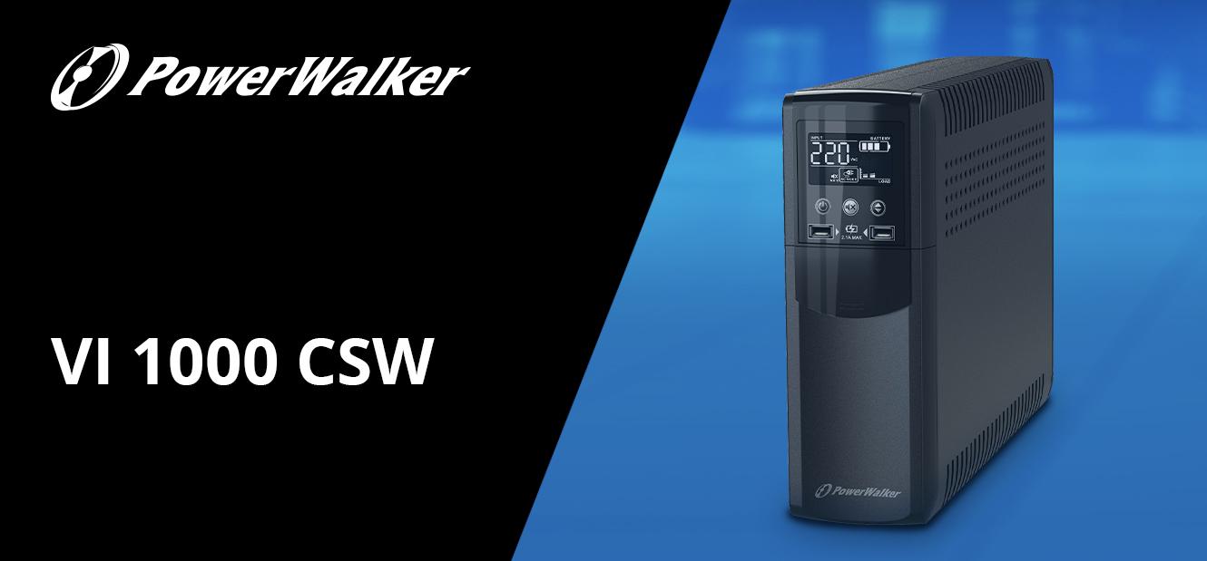 UPS ZASILACZ AWARYJNY POWER WALKER VI 1000 CSW IEC