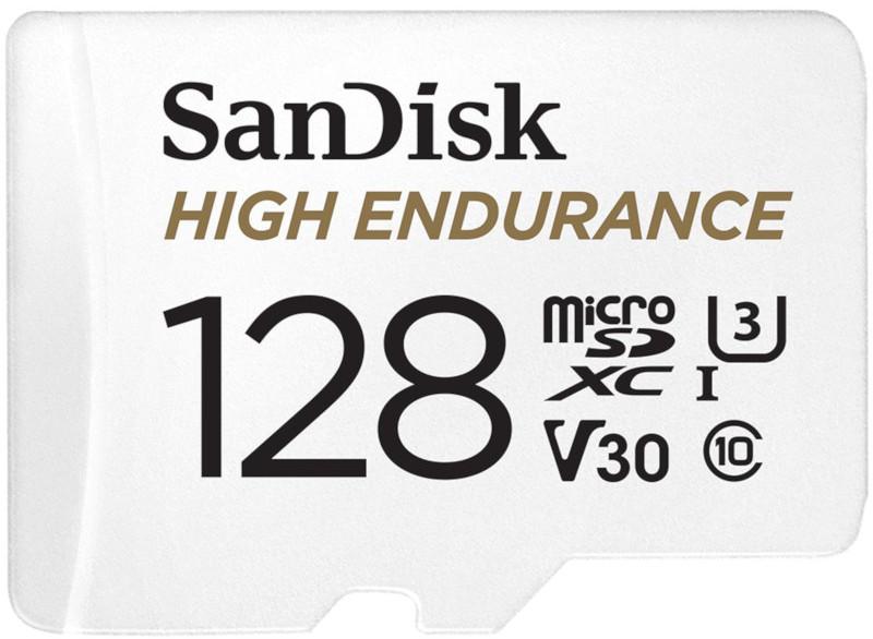 Karta SanDisk HIGH ENDURANCE microSDXC 128GB V30 z Adapterem