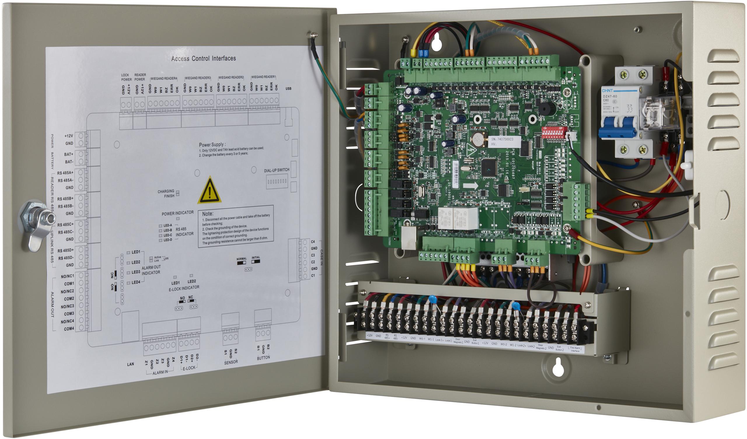 Kontroler dostępu HIKVISION DS-K2602T - specyfikacja