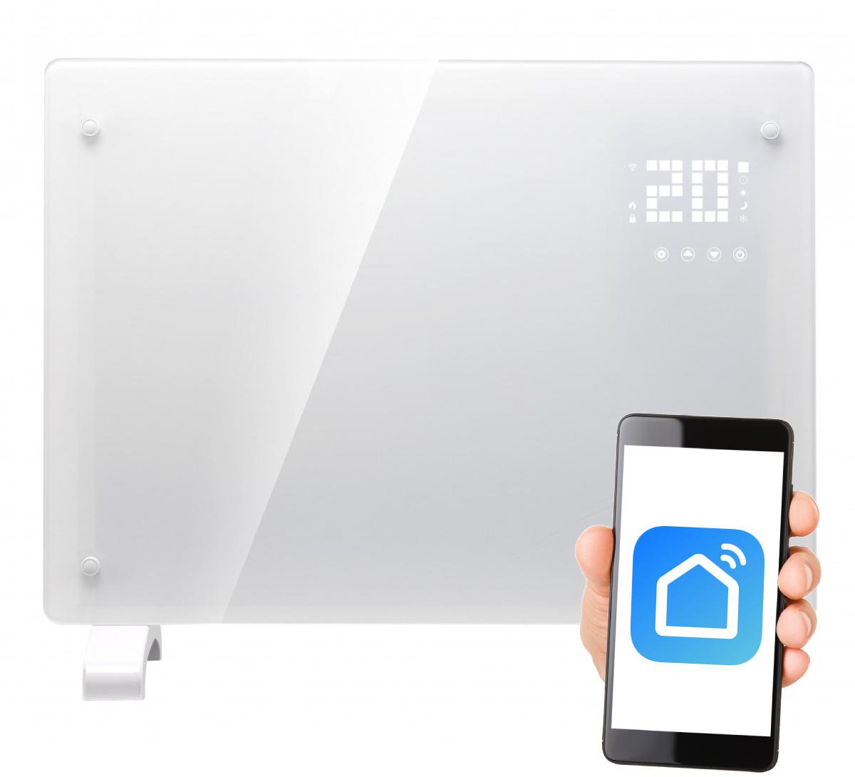 GRZEJNIK ELEKTRYCZNY 3ZK16D0BLK TERMO GLASS 1600W BIAŁY